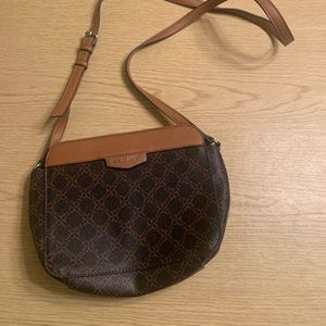 Nine West dark brown small shoulder strap purse